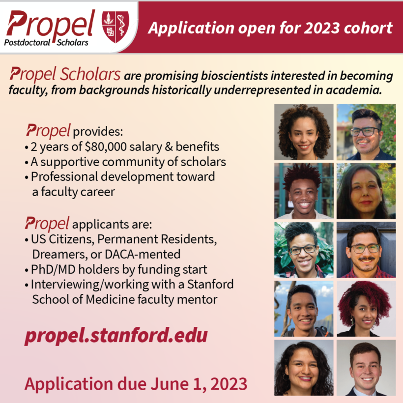 Propel Postdoctoral Scholars Program